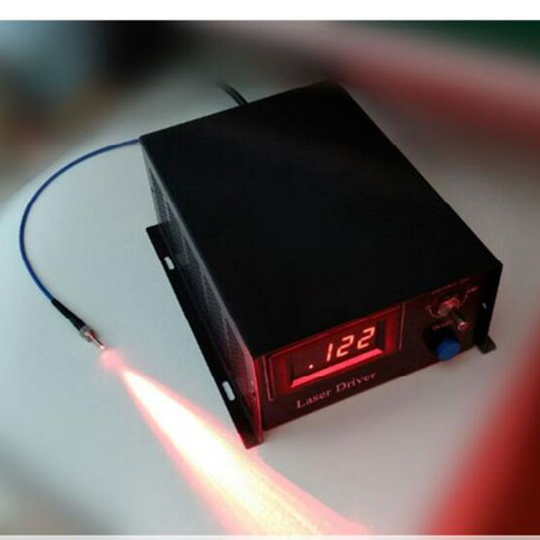 635nm 638nm 300mW~20W Láser de fibra acopladaSystem PC Control Rojo Laser Beam Personalizable Laser